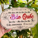 Bảng gỗ tên shop