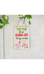 Tranh động lực gỗ trí tuệ là sự giàu có trong vô hạn 0
