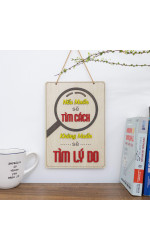 Tranh động lực gỗ nếu muốn tìm cách, không muốn tìm lí do 0