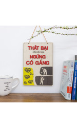 Tranh động lực gỗ thất bại là khi ngừng cố gắng 0