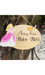 Bảng gỗ treo cửa phòng 0