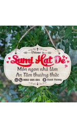 Bảng gỗ tên shop Summi Hạt Dẻ 0