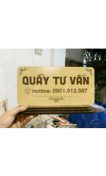 Bảng gỗ để bàn Quầy tư vấn 1