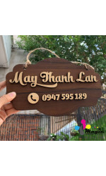 Bảng gỗ shop May Thanh Lan 0