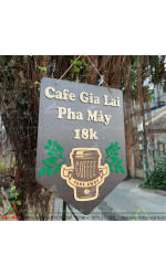 Bảng gỗ quán cafe giá rẻ độc đáo 0