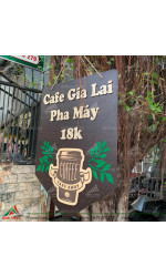 Bảng gỗ quán cafe giá rẻ độc đáo 2