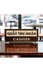 Bảng Quầy thu ngân - Cashier để bàn bằng gỗ hàng cao cấp 0