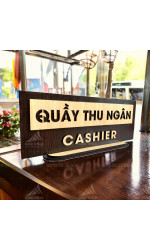 Bảng Quầy thu ngân - Cashier để bàn bằng gỗ hàng cao cấp 1