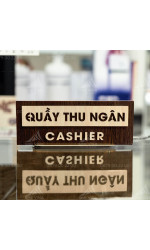 Bảng Quầy thu ngân - Cashier để bàn bằng gỗ hàng cao cấp 4