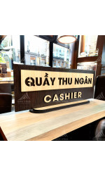 Bảng Quầy thu ngân - Cashier để bàn bằng gỗ hàng cao cấp 3