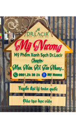 Bảng gỗ tên shop Mỹ Nương 0