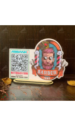 Bảng QR ngân hàng Barber shop 0