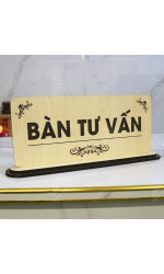 Bảng gỗ để bàn Quầy tư vấn 3