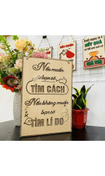 Tranh động lực gỗ nếu muốn sẽ tìm cách, không muốn sẽ tìm lí do 0