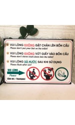 Bảng chỉ dẫn dán nhà vệ sinh WC 1