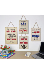 Tranh động lực gỗ treo văn phòng  0