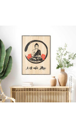 Tranh Phật - tranh gỗ Phật giáo treo tường P03 0