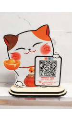 Bảng QR ngân hàng mèo thần tài  4