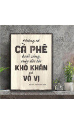 Tranh gỗ decor treo tường trang trí quán cafe  2