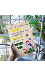 Bảng gỗ trang trí chủ đề gia đình  0