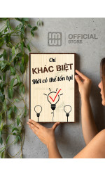 Tranh động lực Chỉ Khác Biệt Mới Có Thể Tồn Tại