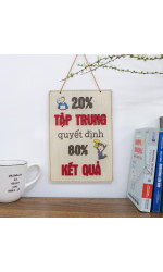 Tranh động lực gỗ 20% tập trung quyết định 60% kết quả