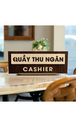 Bảng Quầy thu ngân - Cashier để bàn bằng gỗ hàng cao cấp