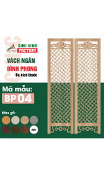 Vách ngăn bình phong bằng gỗ cao cấp BP04
