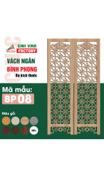 Vách ngăn phòng bình phong trang trí BP08