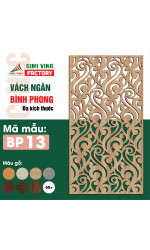 Bình phong vách ngăn bằng gỗ cao cấp BP13