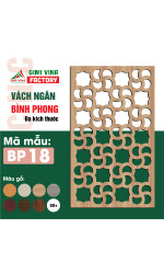 Vách ngăn gỗ phân chia phòng BP18 