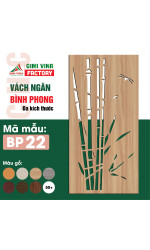 Vách ngăn gỗ phân chia phòng, bình phong trang trí BP22