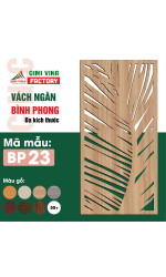 Vách ngăn bình phong gỗ cao cấp BP23