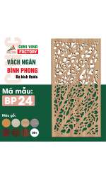 Vách ngăn bình phong gỗ BP24