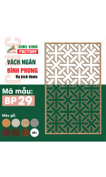 Vách ngăn bình phong gỗ BP29