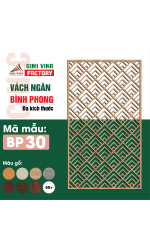 Vách ngăn bình phong gỗ BP30
