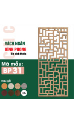 Vách ngăn bình phong bằng gỗ BP31