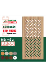 Vách ngăn bình phong gỗ BP35