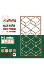 Vách ngăn bình phong gỗ BP36