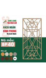 Vách ngăn bình phong gỗ BP40