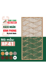 Vách ngăn bình phong gỗ BP41
