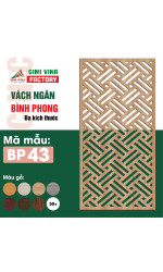 Bình phong trang trí, vách ngăn phòng BP43