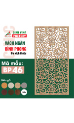 Vách ngăn bình phong chất liệu gỗ BP46