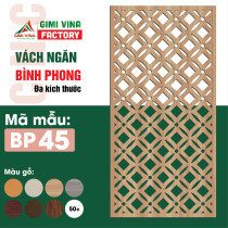 Vách ngăn phòng bình phong trang trí BP45
