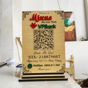 Bảng QR ngân hàng Mixue