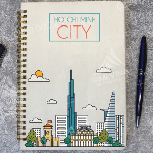 Sổ tay lò xo bìa gỗ SOTA001 Hồ Chí Minh City