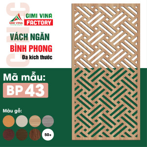 Bình phong trang trí, vách ngăn phòng BP43