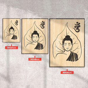 Tranh Phật - tranh gỗ Phật giáo treo tường P01