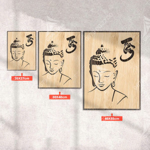 Tranh Phật - tranh gỗ Phật giáo treo tường P02
