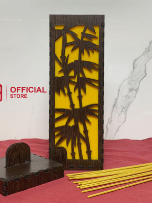 Hộp đựng nhang bằng gỗ cao cấp DCR004